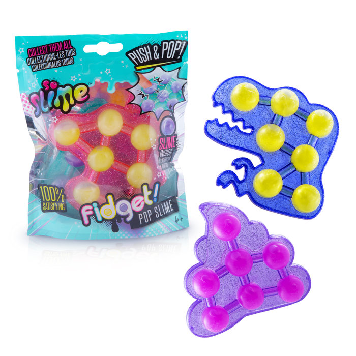 2 pack fidget pop slime