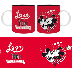Taza 320ml love collection mickey love you caja 2uds