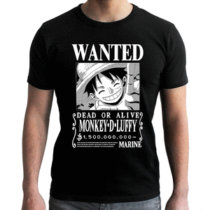 Camiseta talla s one piece wanted luffy