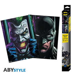 Set 2 posters dc comics batman y joker