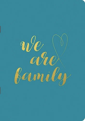 Cuaderno de lineas a5 color chic we are family