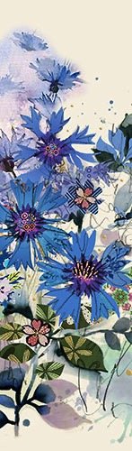 Marcapaginas fleur bleue