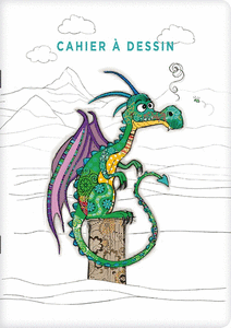 Cuaderno grapado a5 48 p kook enfant dragon