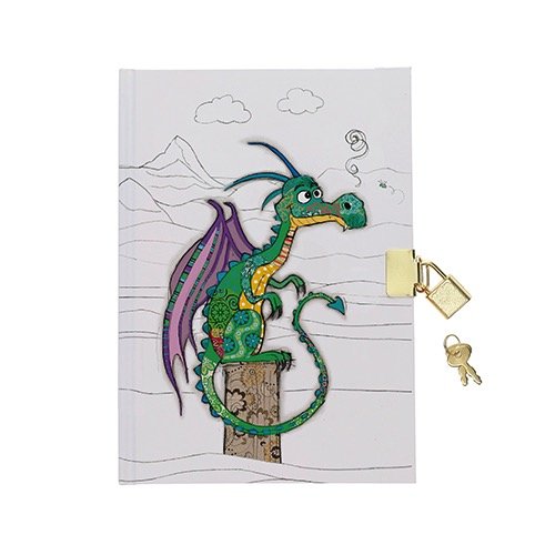 Diario secreto a5  160p con candado kook enfants dragon