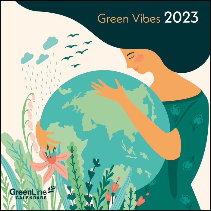 Calendario 2023 green vibes 30x30