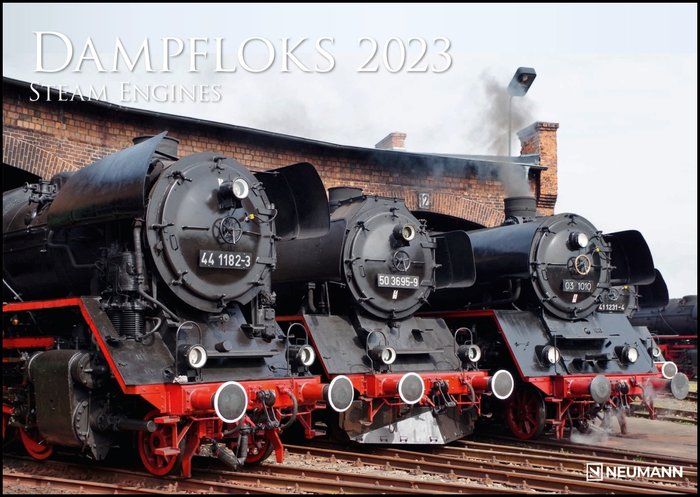Calendario 2023  steam engines 42x29,7