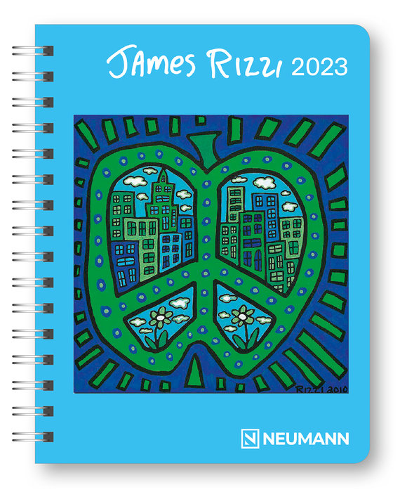 Agenda anual 2023 james rizzi deluxe 16,5x21,6