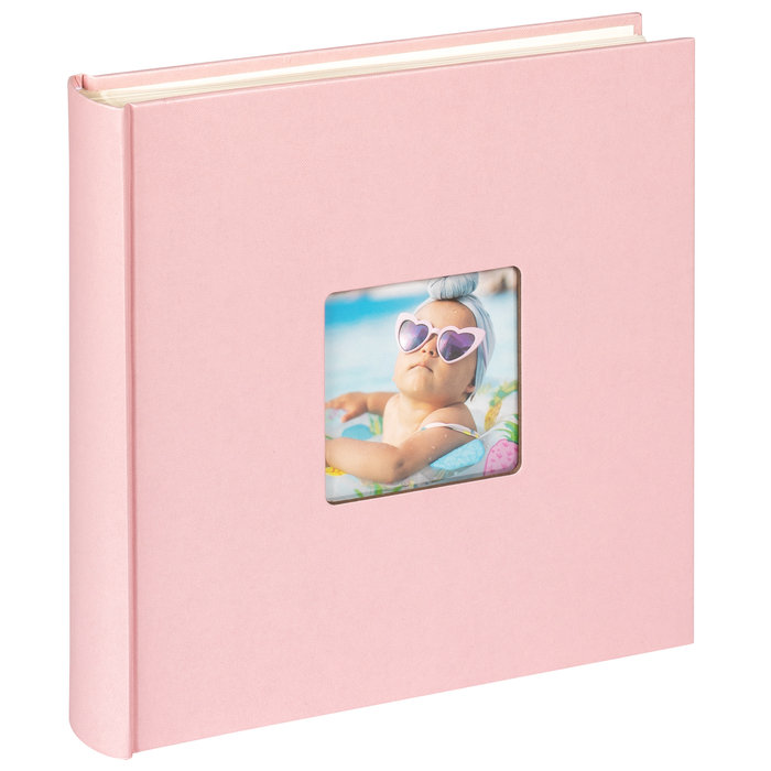 Album fotos con ventana 30x30 100 hojas blancas rosa pastel - Librería  Carmen