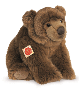 Peluche collection oso marron sentado 30 cm