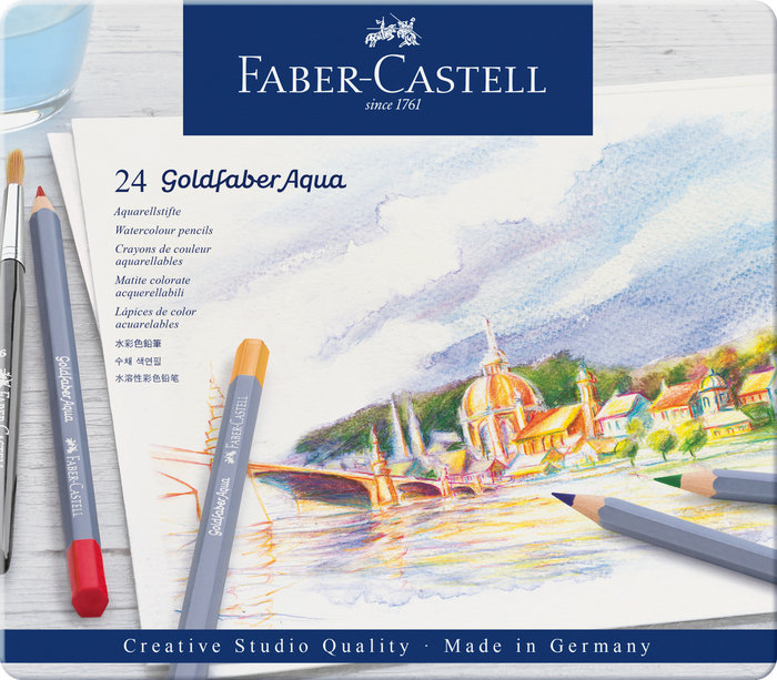 Caja Metálica 48 Lápices Color Goldfaber Faber Castell –