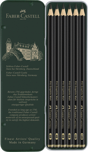 Lapiz faber castell pitt graphite matt 6 graduaciones (1x2b,