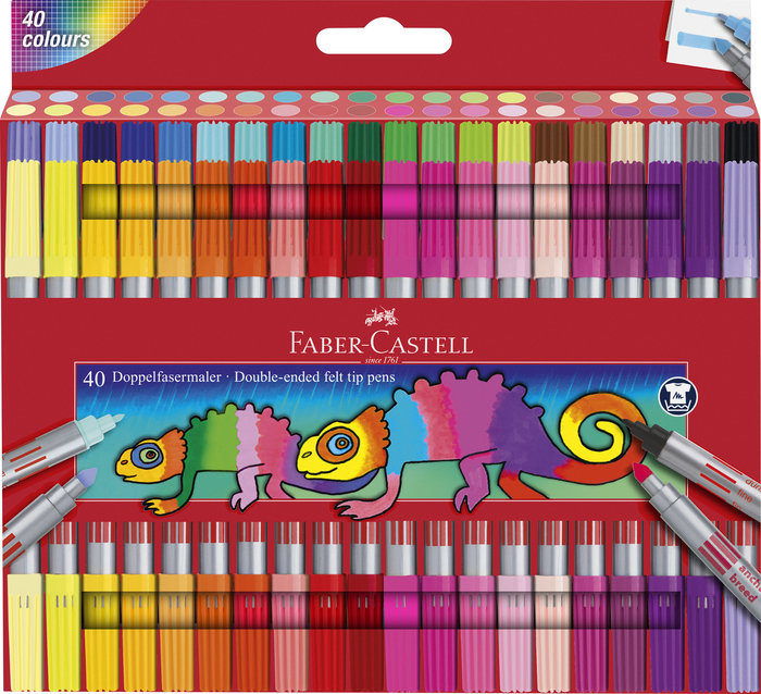 Rotuladores Faber-Castell 50 Colores, lavables