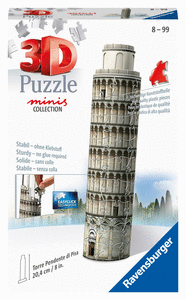 Puzzle 3d mini buildings  torre de pisa