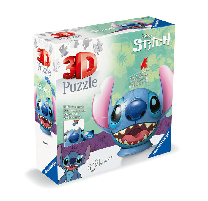 Puzzle 3d stitch - con orejas - Librería Nova Express