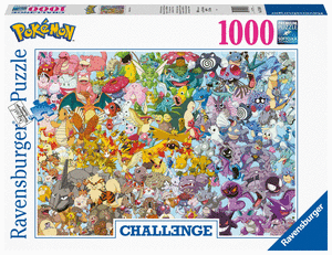 Puzzle ravensburger 1000pz  challenge puzzle pokemon