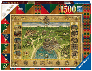 Puzzle 1500 pz mapa de hogwarts