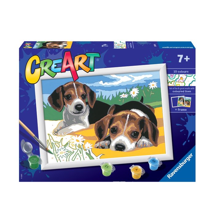 Juego creart serie d - cachorros jack russell