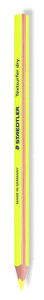 Lapiz fluorescente triangular amarillo