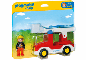 Playmobil 1.2.3 camion de bombero 6967