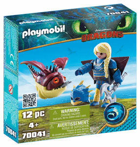 Playmobil astrid con traje volador y globoglob 70041