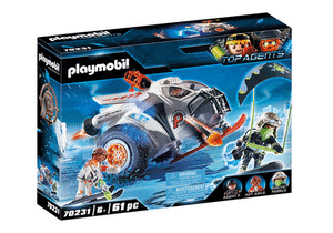 Playmobil spy team planeador de nieve