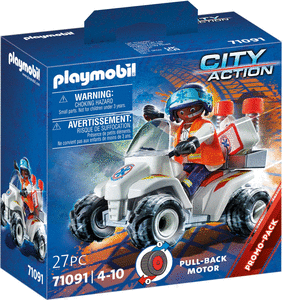 Playmobil rescate - speed quad