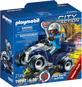 Playmobil policia- speed quad