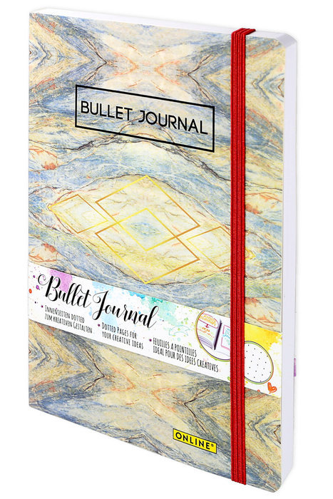 Bullet journal a5 marmor