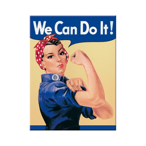 Iman 6x8 cm usa we can do it