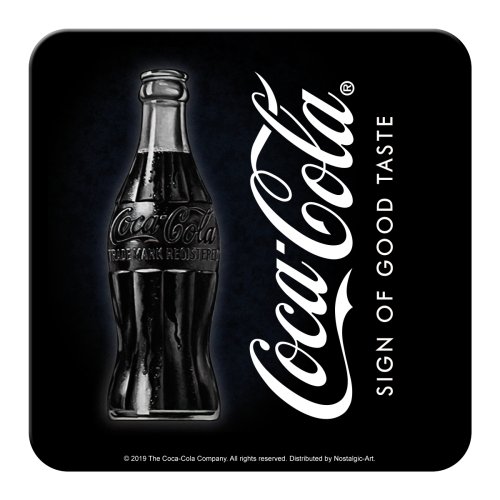 Posavasos 9x9 cm coca-cola - sign of good taste