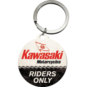 Llavero redondo kawasaki kawasaki - riders only