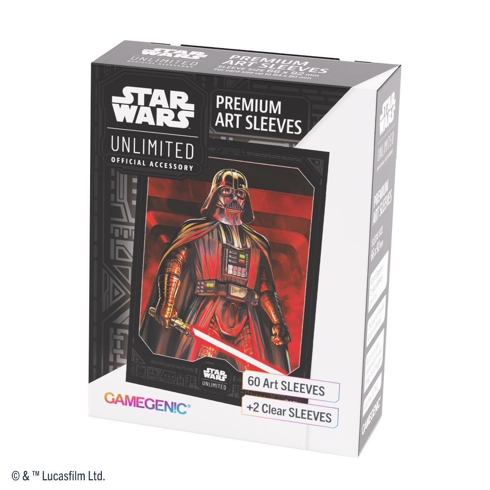 Fundas para cartas sw: unlimited art sleeves darth vader - Librera Olmata