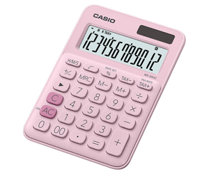 Calculadora casio sobremesa ms-20uc rosa