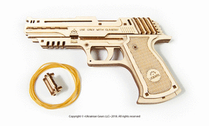 Maqueta Modelo Pistola Wolf-01