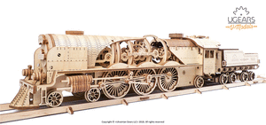 Maqueta model v-express steam train with tender