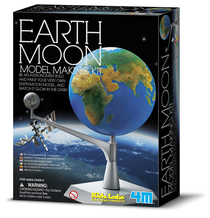 Juego kidz labs earth moon model making kit