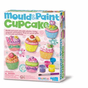 Juego 4m mould & paint cup cake