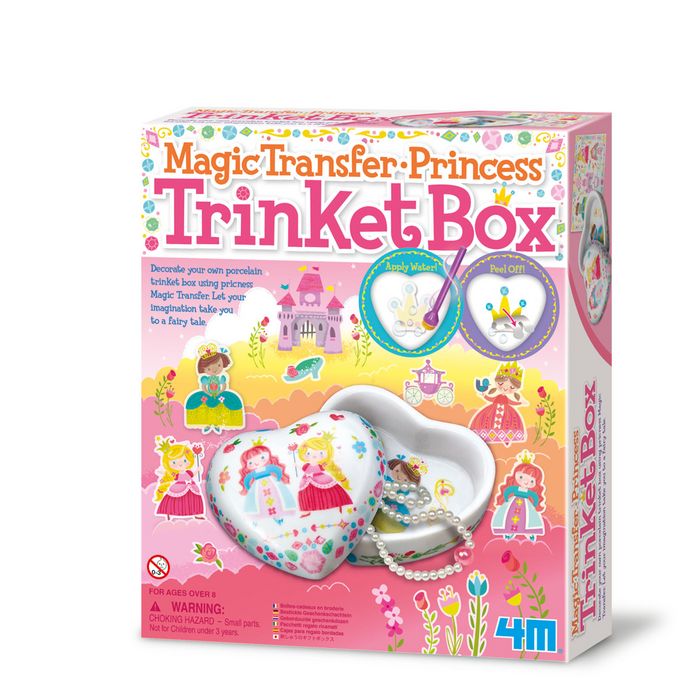 Juego 4m magic transfer princess trinket box