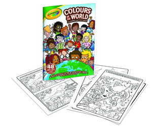 Libro para colorear 48 hojas colours of the world