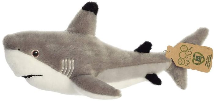 Peluche eco tiburon 38cm