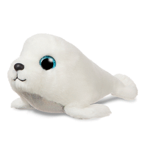 Peluche foca blanca 18 cm