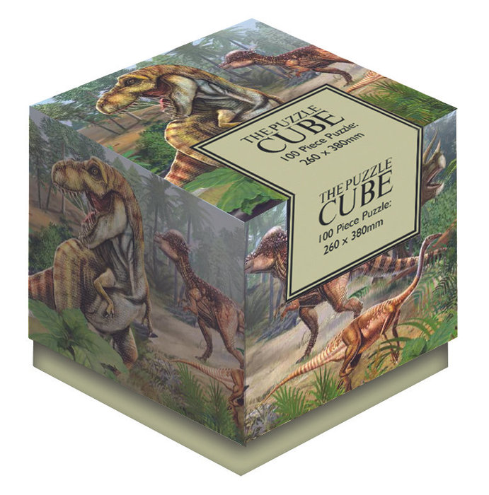 Puzzle cubo dinosaurios 100 piezas