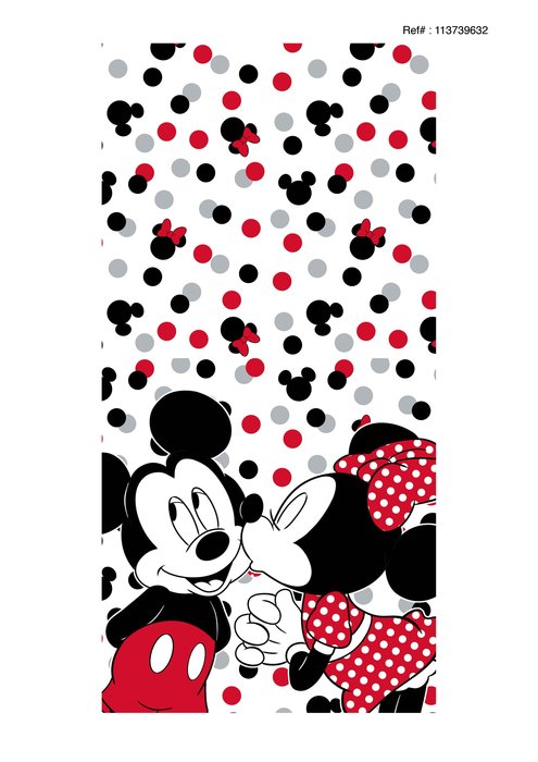 Aymax diseño de Mickey y Minnie Toalla de Playa 70 x 140 cm 