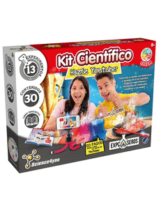 Juego be a youtuber-kit cientifico