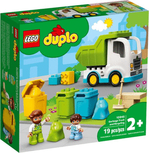 Lego duplo town camion de residuos y reciclaje