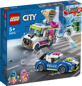 Lego persecucion policial del camion de los helados