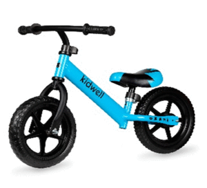 Bicicleta de equilibrio de acero azul