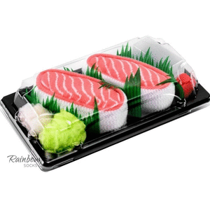 Sushi de calcetines salmon talla s (36-40)