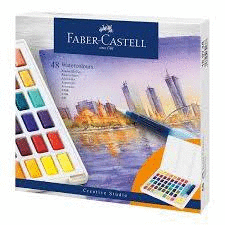 Acuarela faber castell creative studio 48 colores