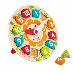 Juego hape puzzle infantil reloj